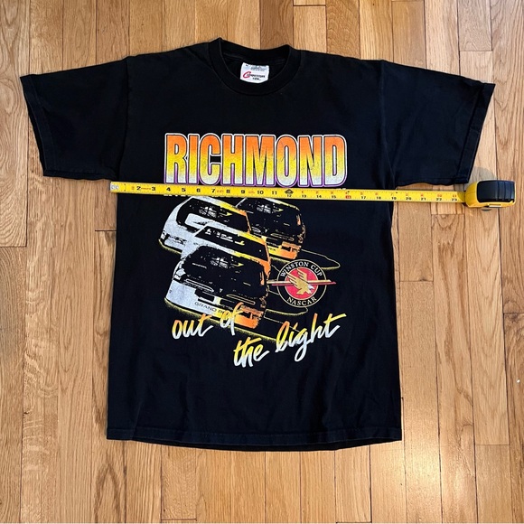 Vintage 1998 NASCAR Winston Cup T Shirt Medium Black - Picture 7 of 8